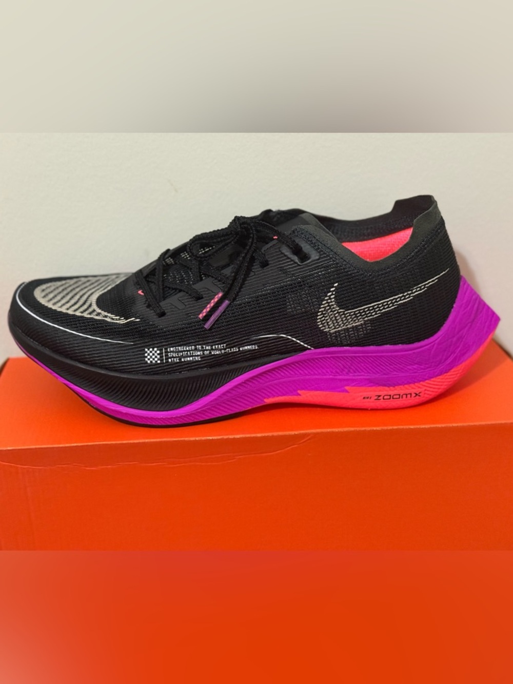 🔥 Nike ZoomX Vaporfly Next% 2 “Raptors” – Elite Racing Shoes – Brand New! 🔥 - Picture 5 of 7